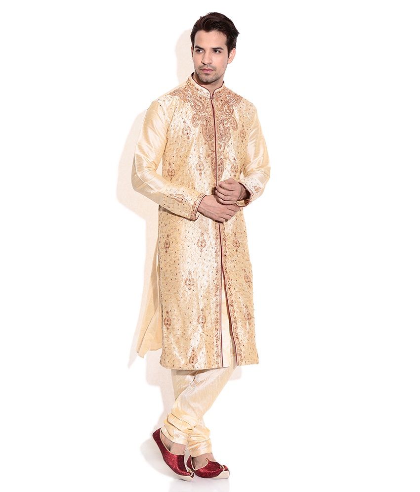 manyavar kurta pajama jacket set