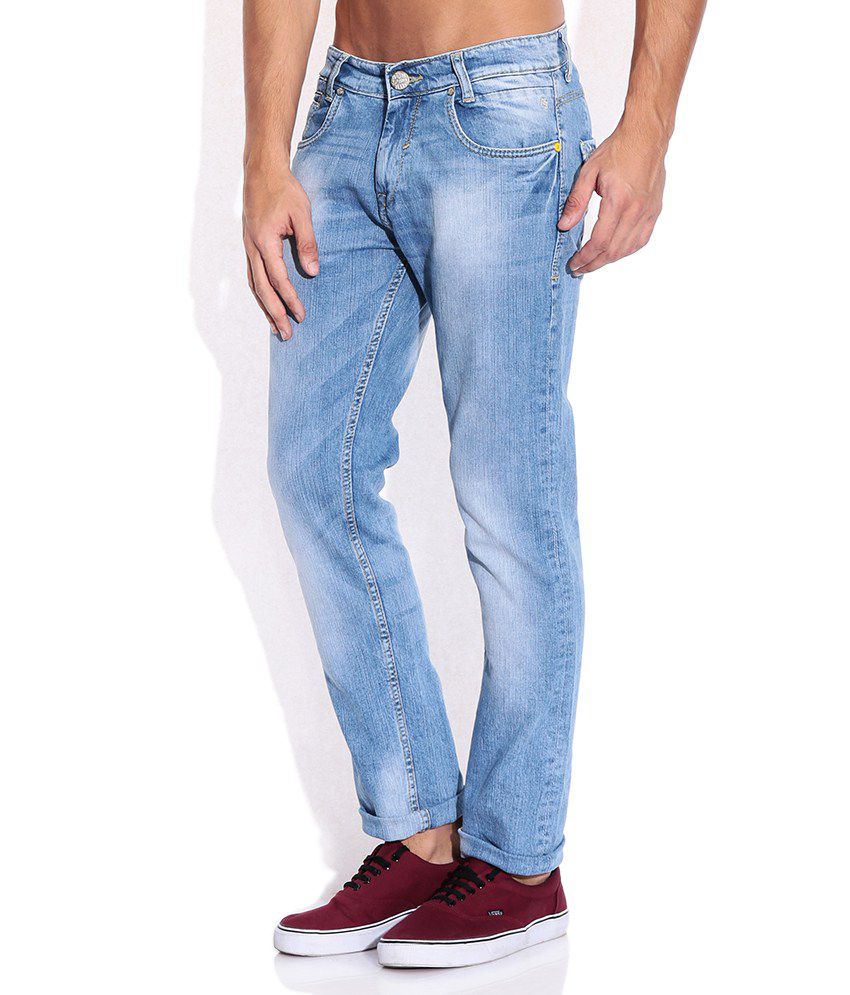 Mufti Blue Slim Fit Jeans - Buy Mufti Blue Slim Fit Jeans Online at ...