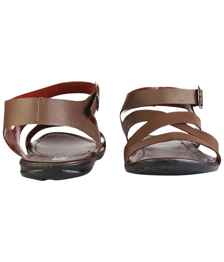 brown casual sandals