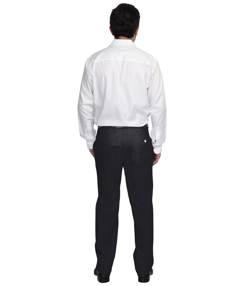 raymond black pant