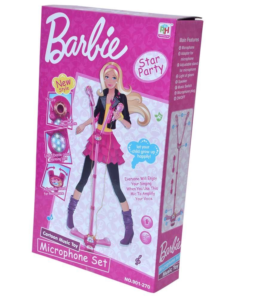 barbie cd player with microphone