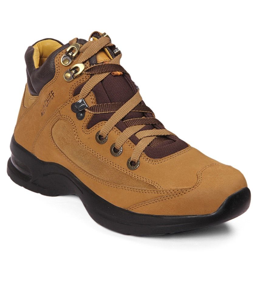 red chief long boot shoes