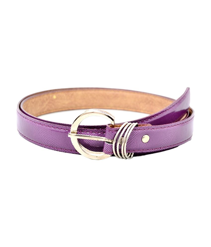 Blueberry Traders Purple Colour Belt For Women: Buy Online at Low Price ...