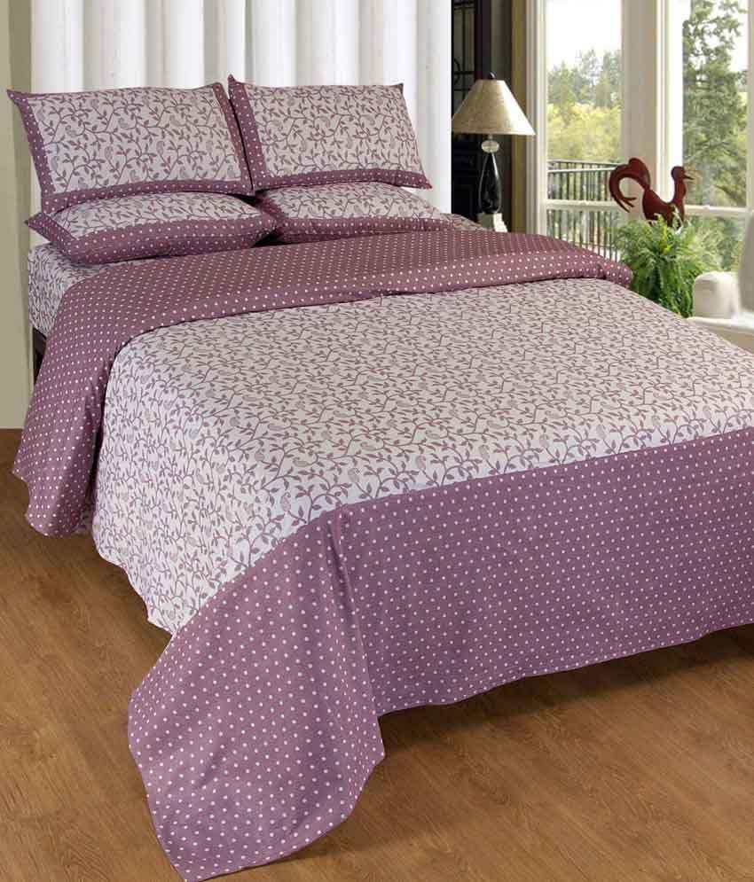 Hargunz Cotton Checks Double Bed Sheet Best Price in India ...