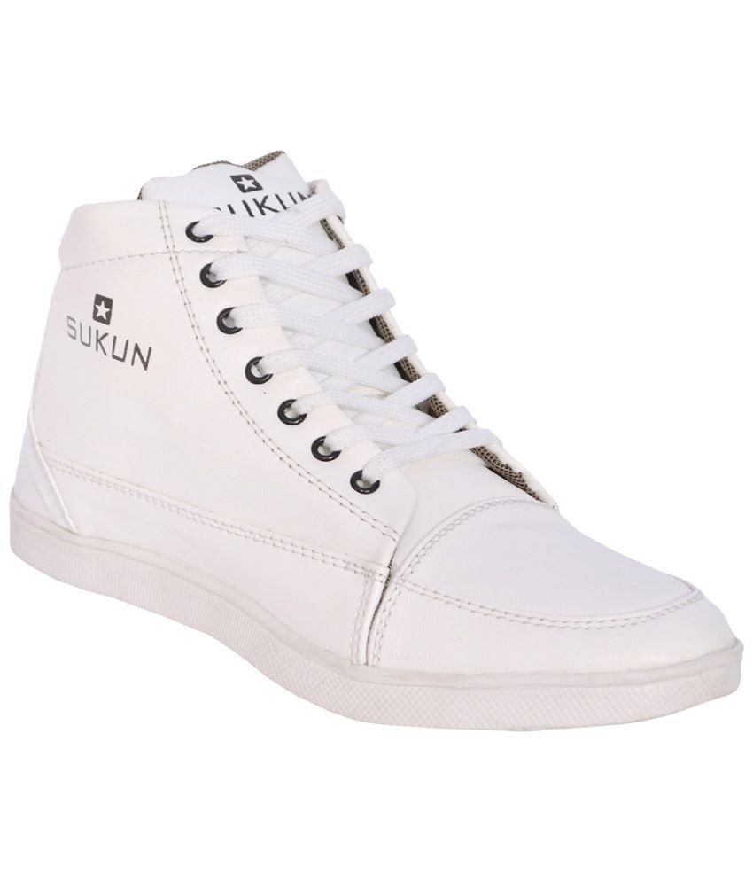 Sukun White Casual Shoes For Men - Buy 