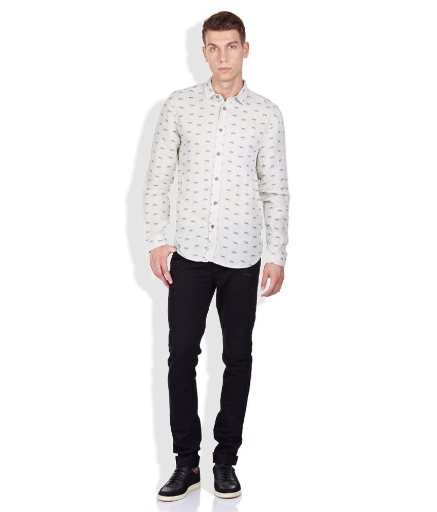 jack n jones white shirt