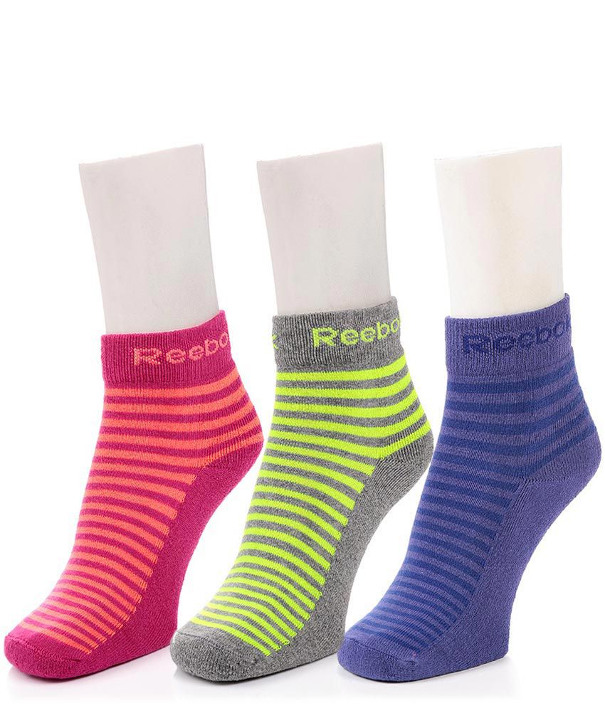 Reebok Ankle Length Socks Men 3 Pair Pack: Buy Online at Low Price in ...