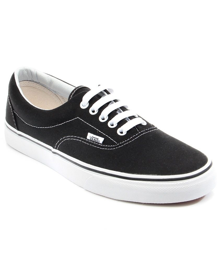mens vans black shoes
