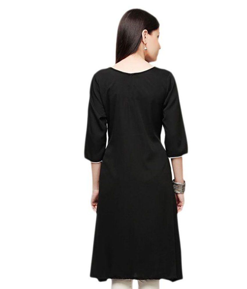 janasya black kurti