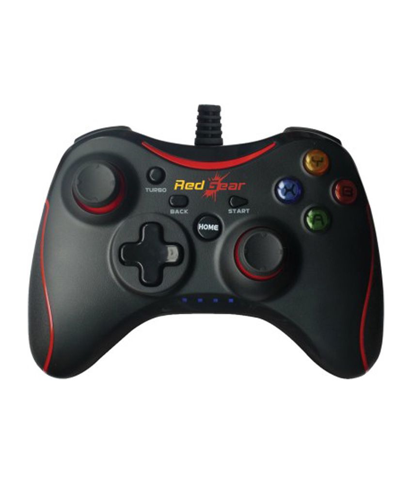     			Red Gear Pro Series (Wired) Gamepad (Black, For PC)