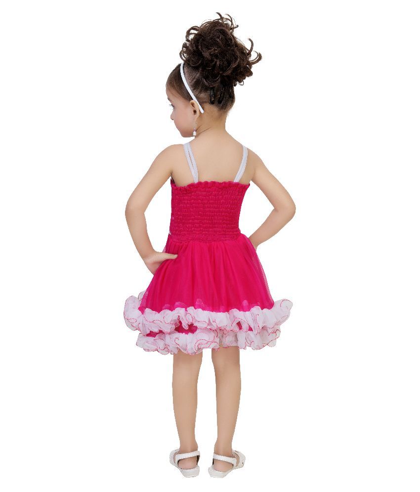 pink net frock
