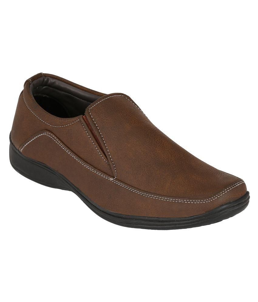 Royal King Brown Slip-on Shoes - Buy Royal King Brown Slip-on Shoes ...