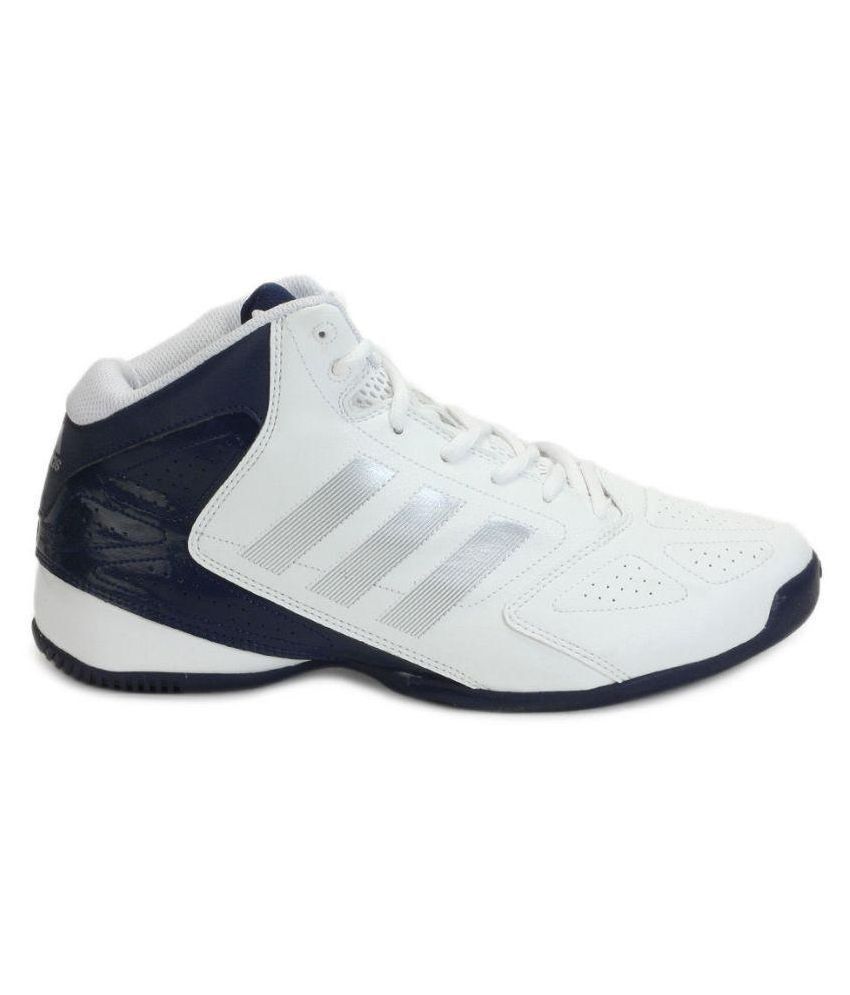 adidas basketball white shoes