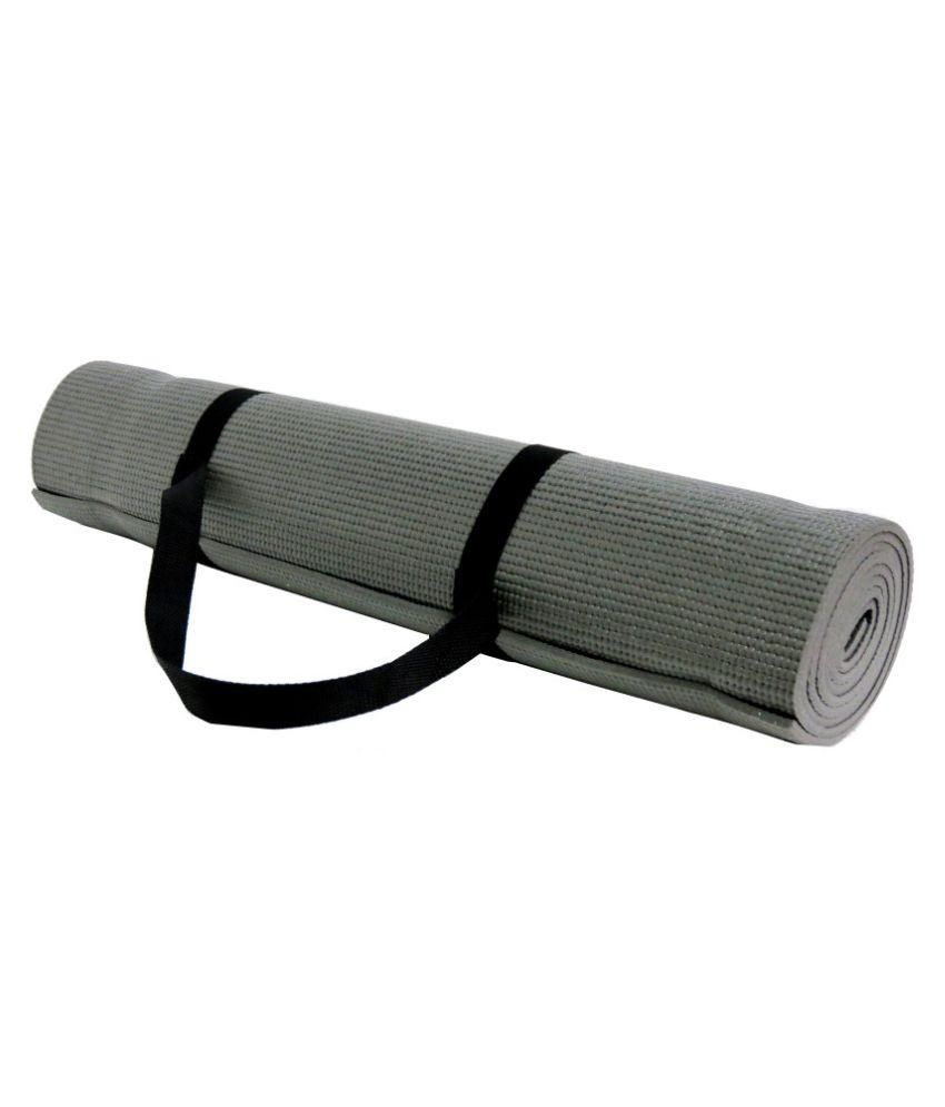 Swag Fitness Grey Yoga Mat with Strap - 6mm: Buy Online at Best Price ...