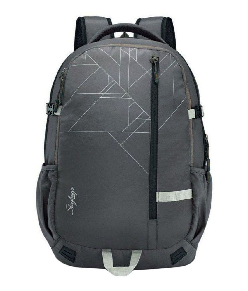 skybags teckie 01 grey laptop backpack