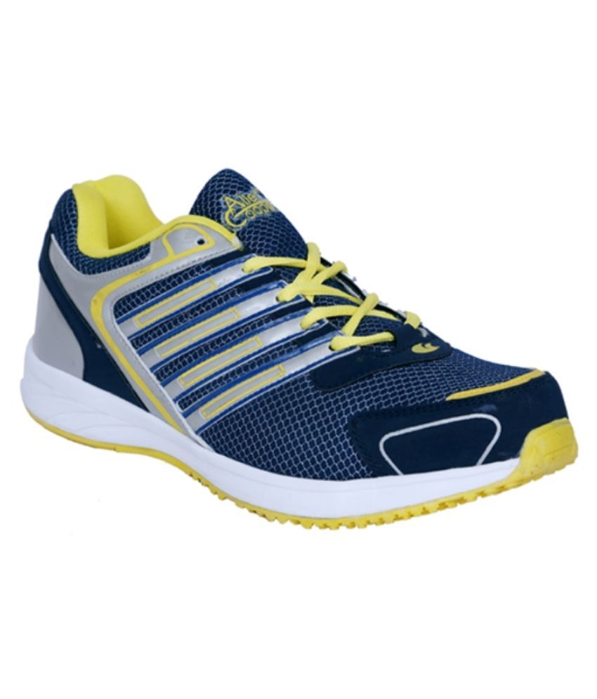 allen cooper navy blue running shoes