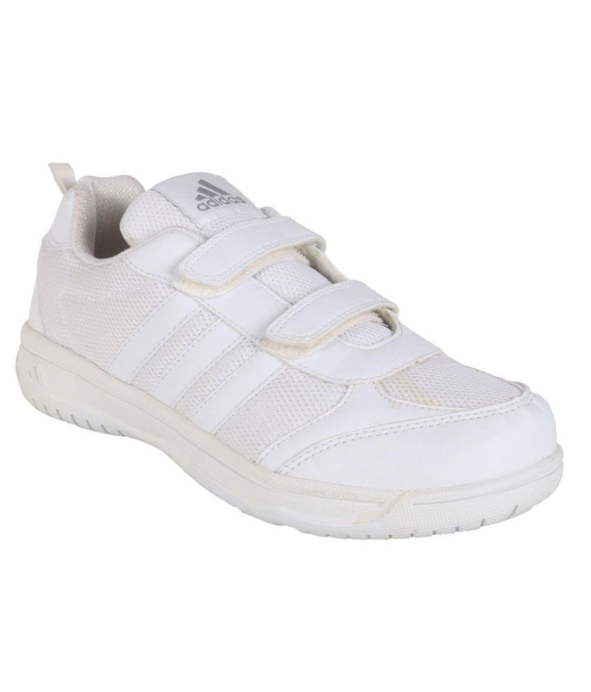 all white toddler adidas