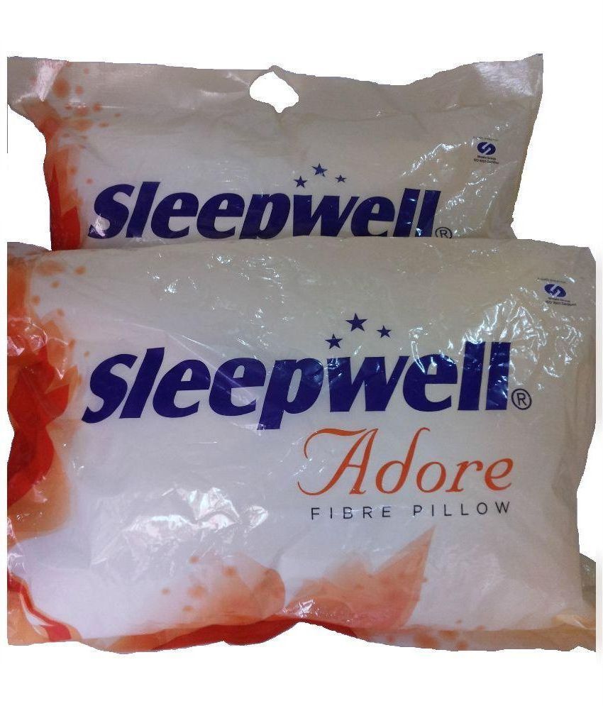 Sleepwell Adore Plain Sleeping Pillows Pack of 2 Buy Sleepwell