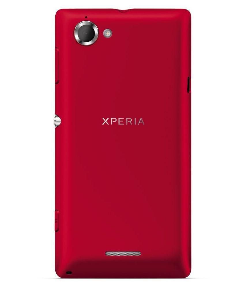 Sony Original Back Replacement Panel For Sony Xperia L - Red - Plain Back Covers Online at Low | Snapdeal India