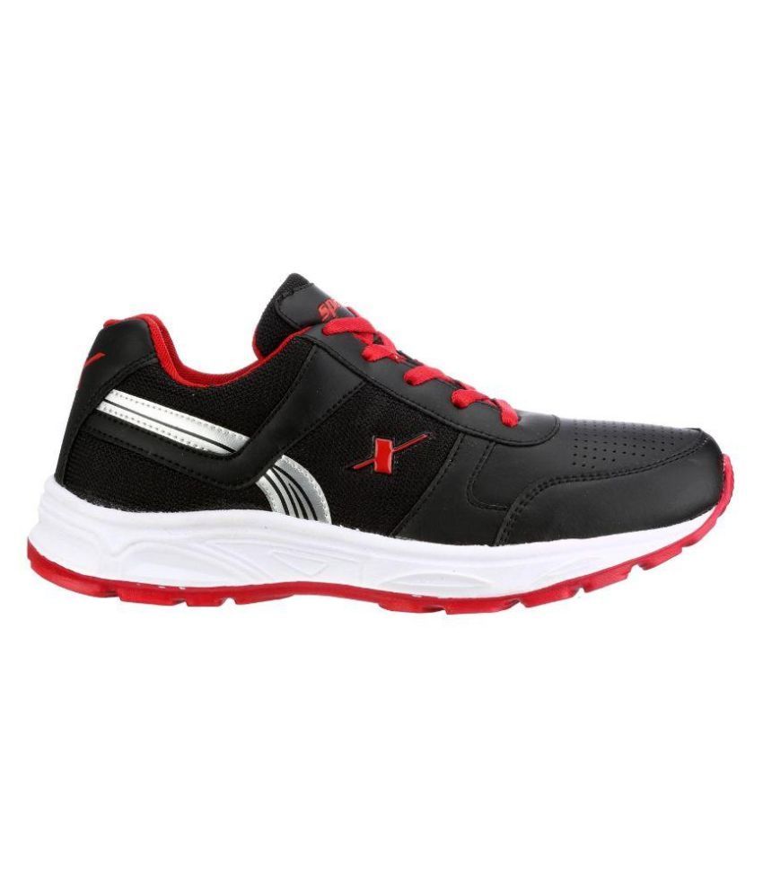 sparx black shoes without laces