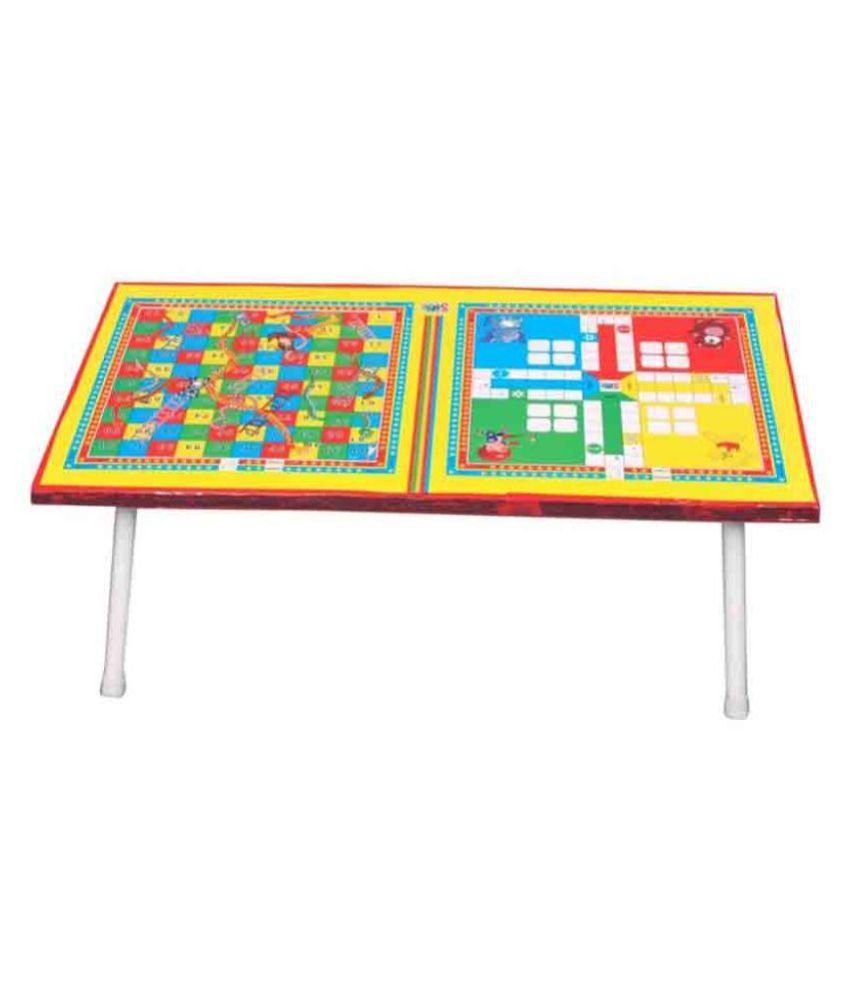     			Ethnic Creations Multicolor PVC Plastic Snake and Ladder Ludo Table