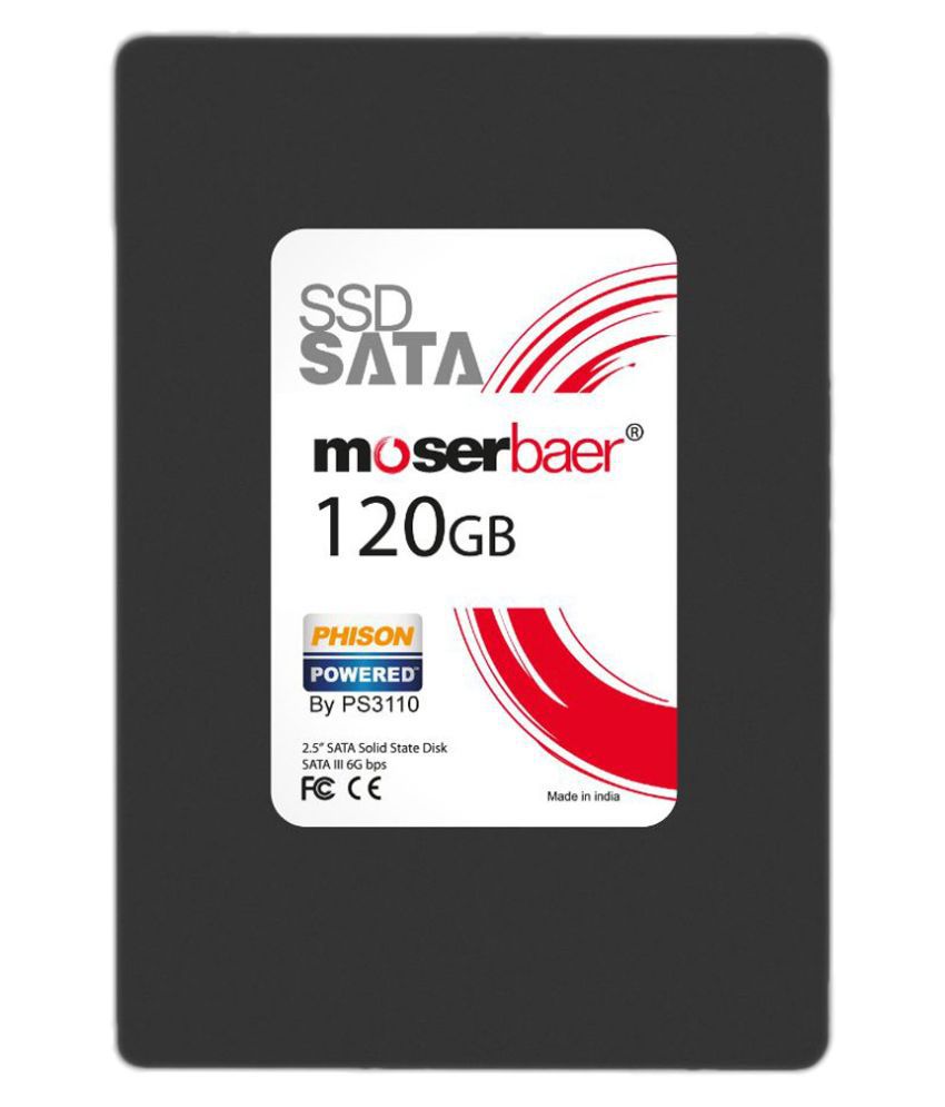     			Moserbaer - 120 GB SSD Internal Hard drive