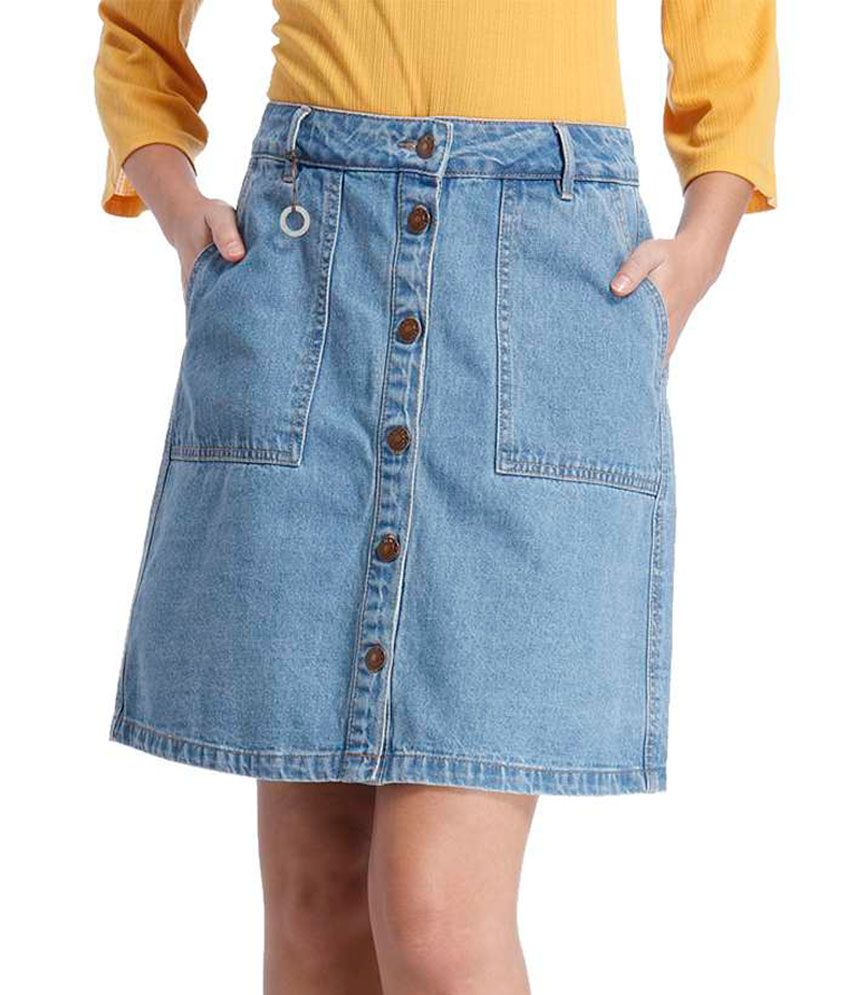 denim skirt india