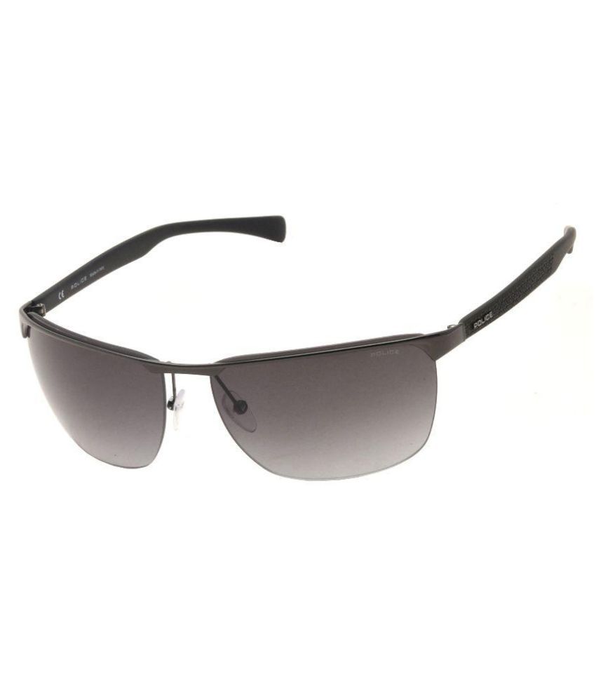 Police Gray Rectangle Sunglasses ( 8962 ) - Buy Police Gray Rectangle ...