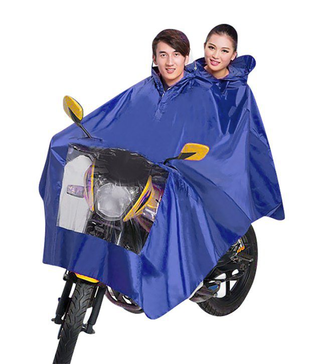 Electric Bike Raincoat,Motorcycle Poncho Waterproof Mobility Scooter Rainwear Rain Cape Jackt Cover,Universal Weatherproof Rain Gear for Men Women 