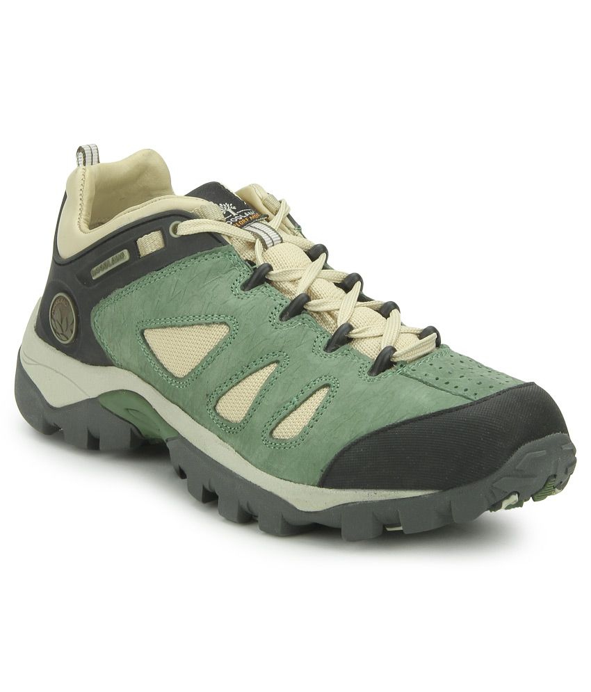 woodland green casual shoes