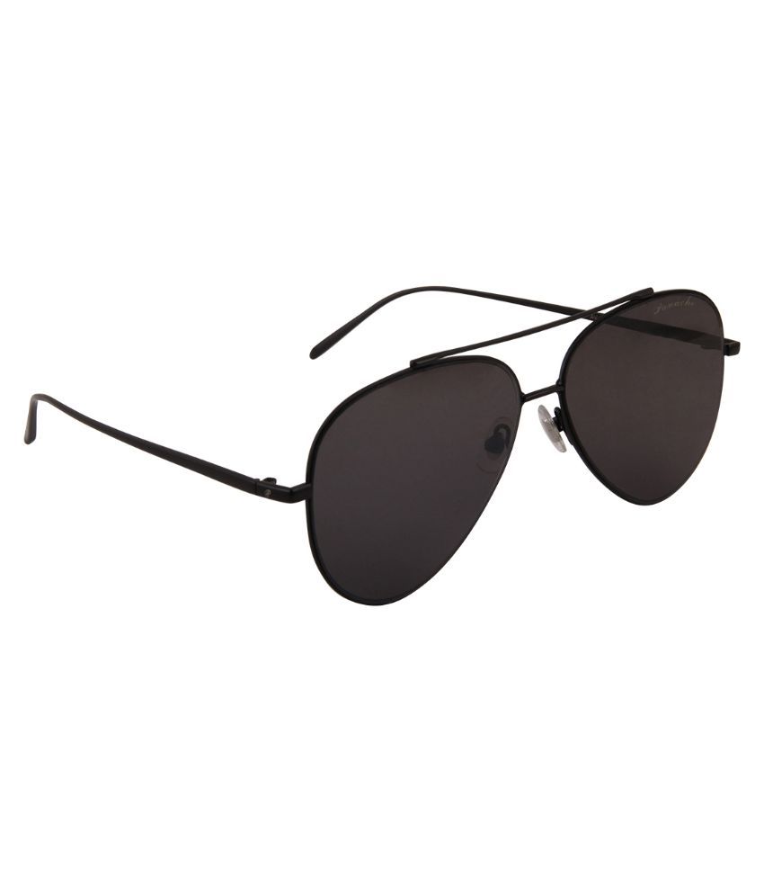 black straight sunglasses