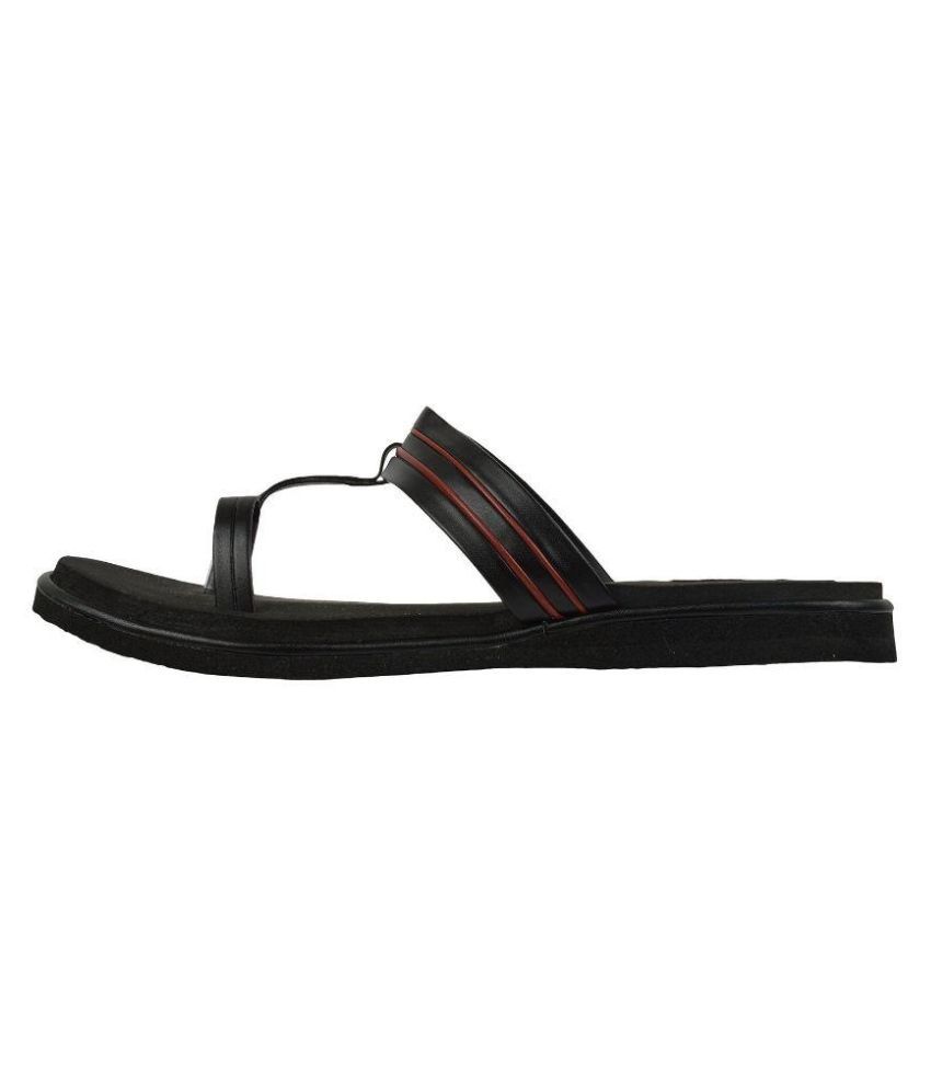 Shadow Black Slippers Price in India- Buy Shadow Black Slippers Online ...