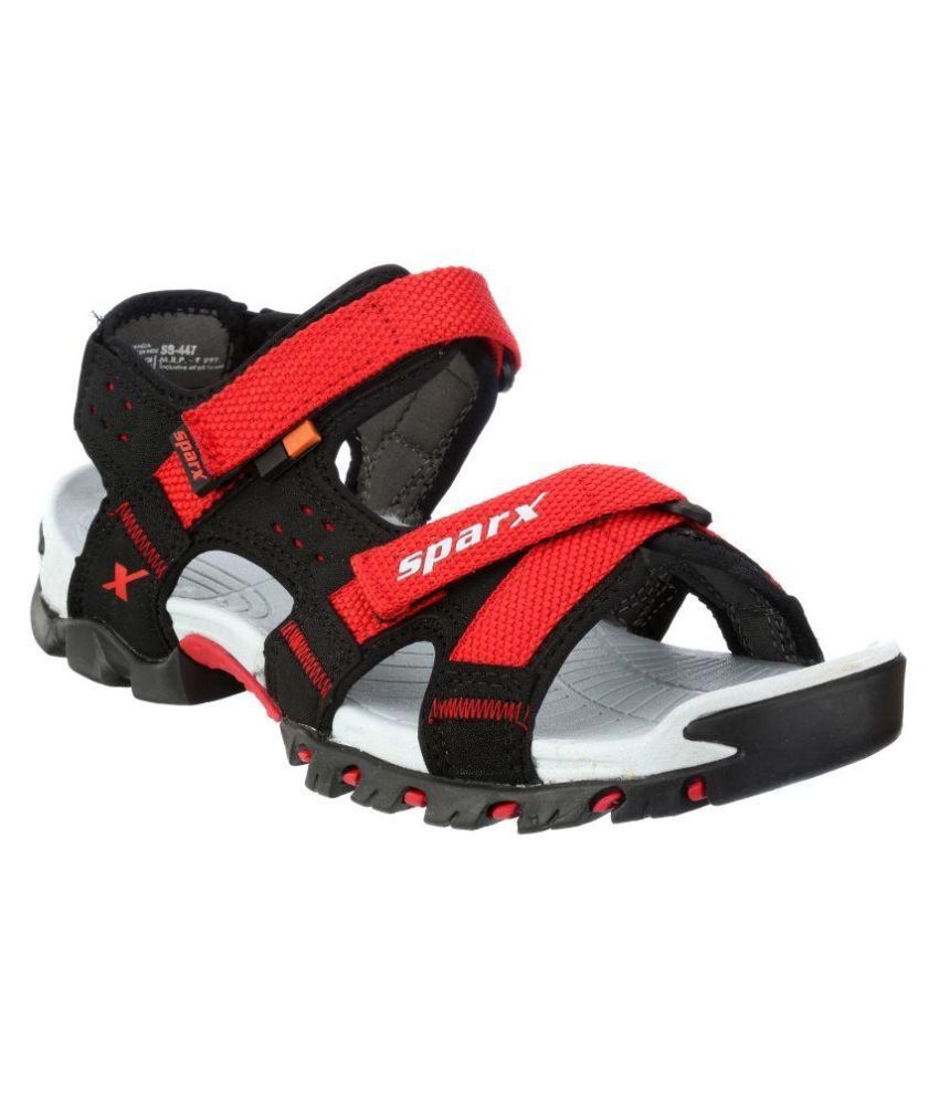 sparx sandals red