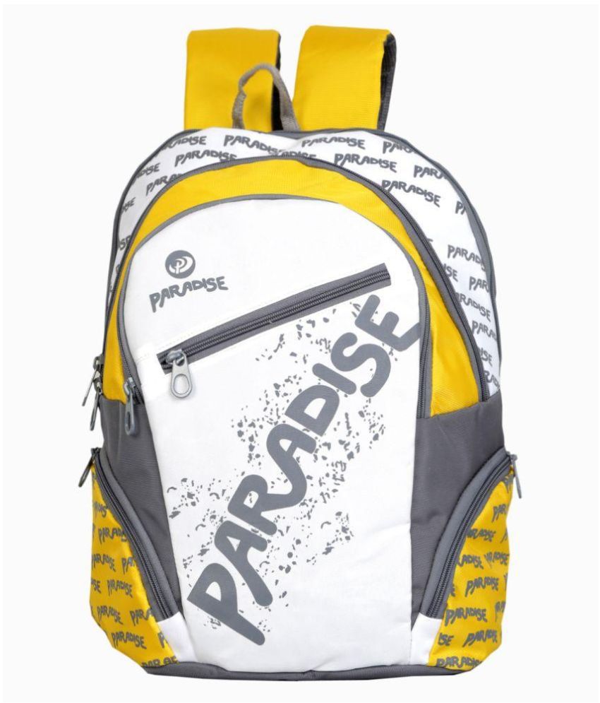    			Paradise White School Bag for Boys