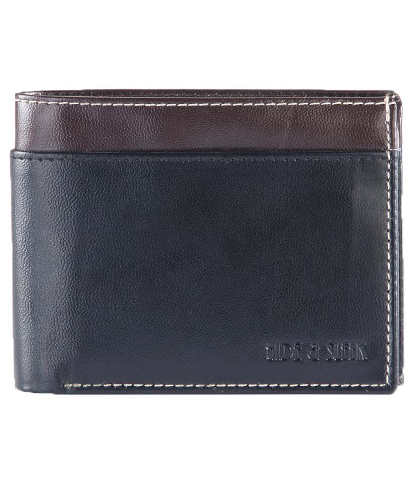 Hide & Sleek Black Non Leather Regular Wallet: Buy Online at Low Price ...
