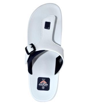 adda slippers white