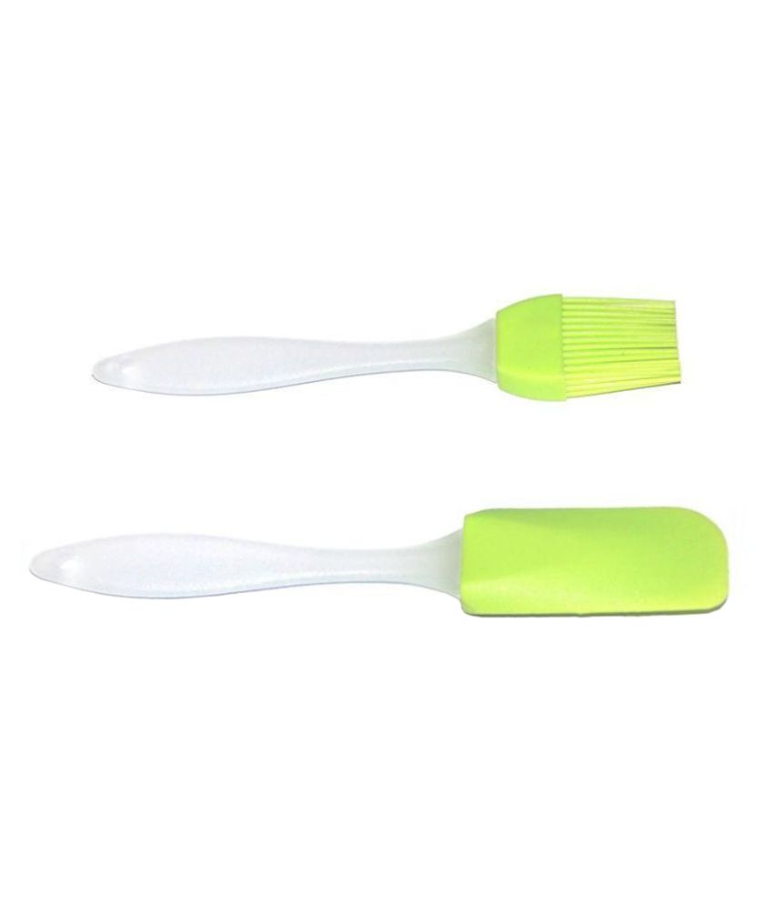     			As Marketing Multicolor Silicon Oiling Brush And Spatula