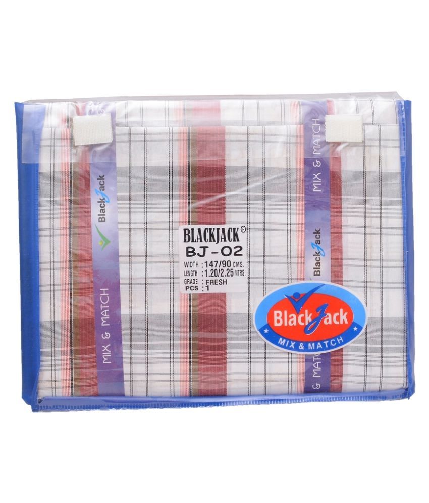 Black Jack Multi Polyester Unstitched Shirts & Trousers Combo of