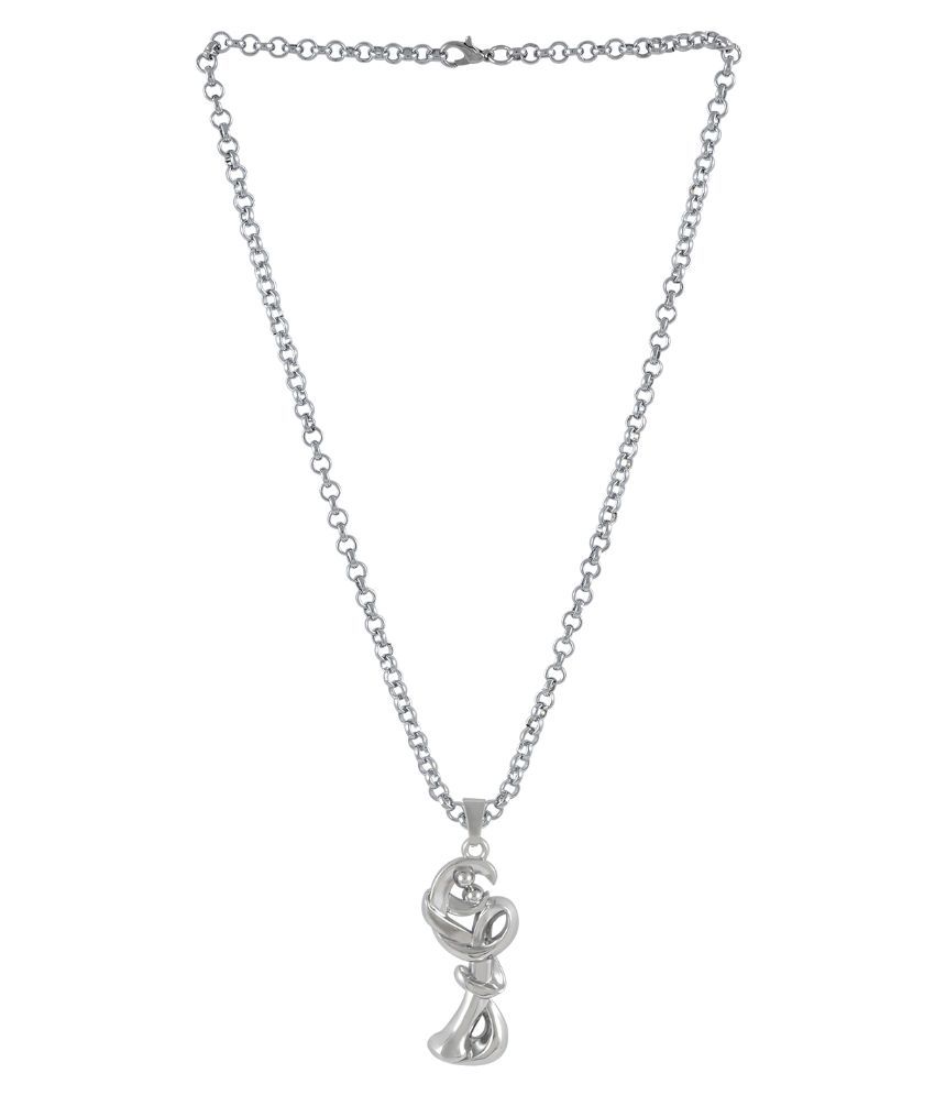 Sarah Silver Pendant Necklace for Men: Buy Online at Low Price in India ...