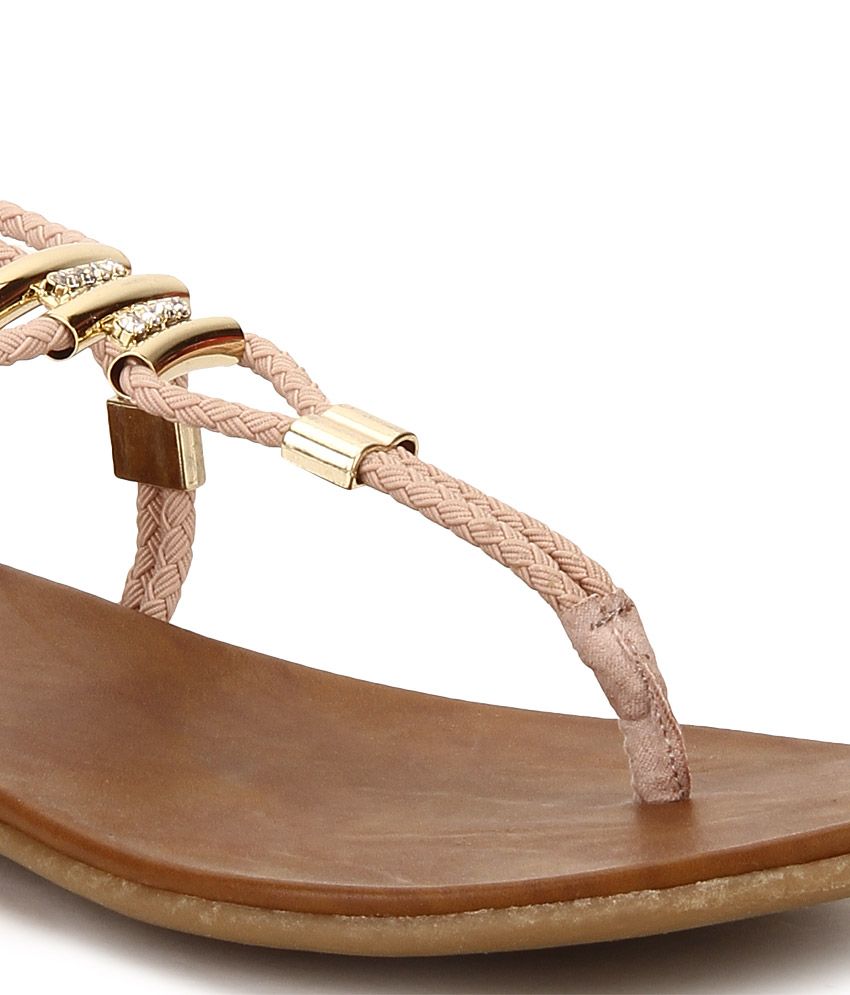 steve madden pink flat sandals