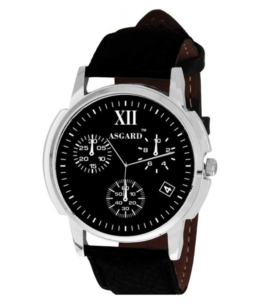 Asgard Black Analog Watch - Buy Asgard Black Analog Watch Online at