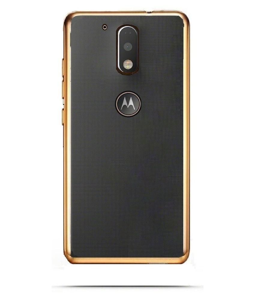bestellen droom Bacteriën Galaxy Plus Golden Transprent Back Bumper Cover For Moto G4 Plus - Plain  Back Covers Online at Low Prices | Snapdeal India