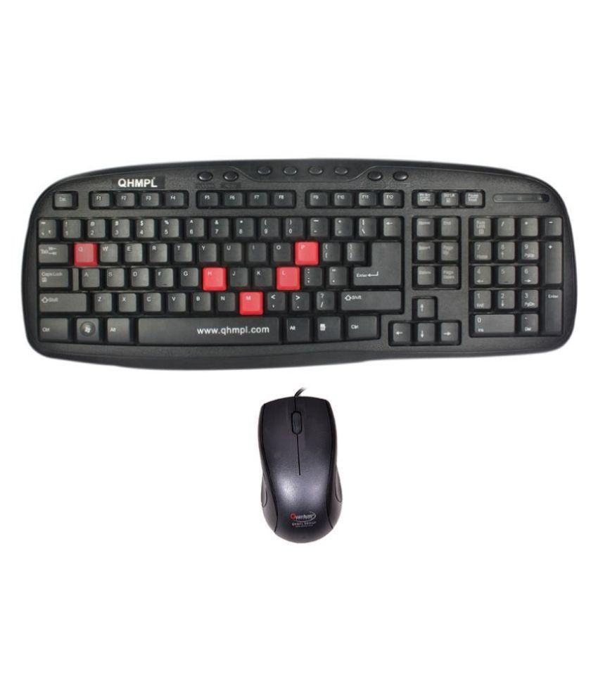     			Quantum QHM8899 USB Keyboard & Mouse Combo Black With Wire