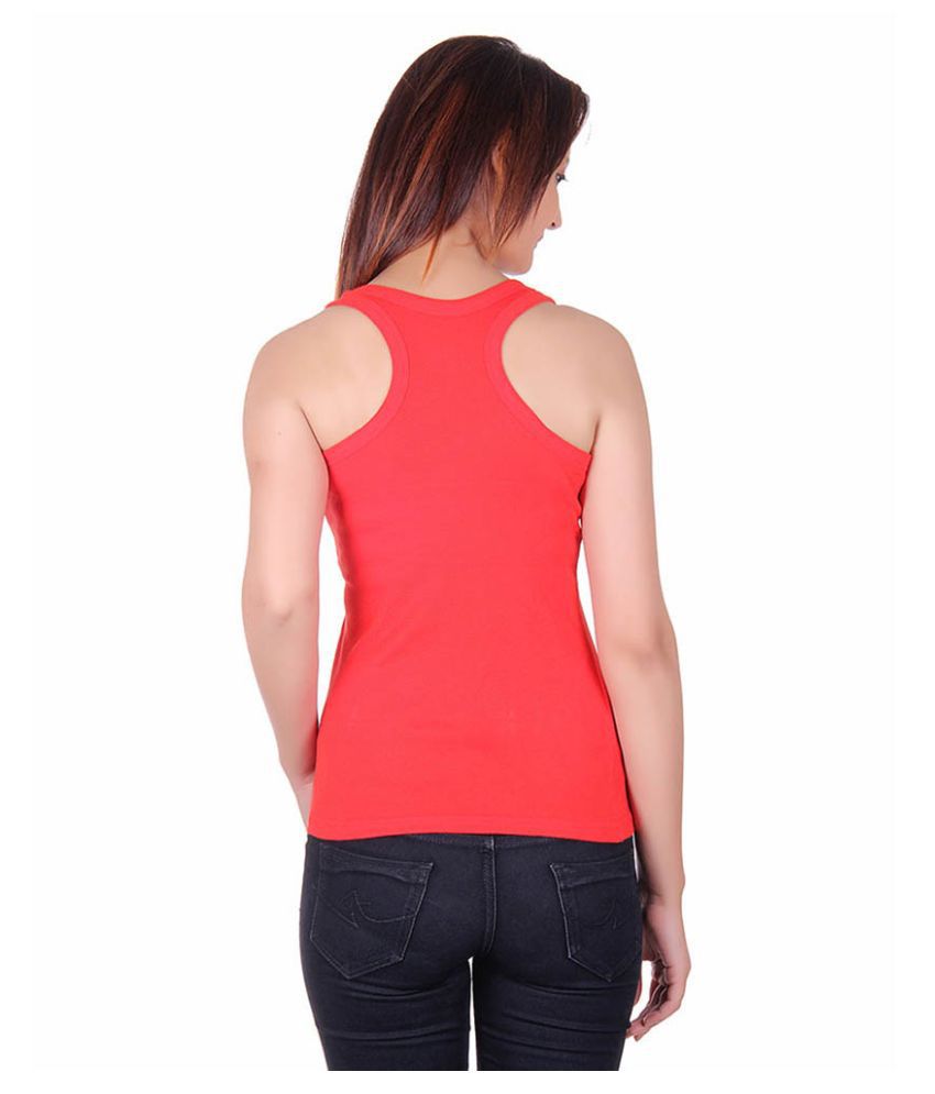 Buy Zoldy Multi Color Cotton Lycra Tanks Top Online at Best Prices in ...