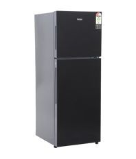 Haier 247 Ltr 3 Star HRF-2674PKG-R Double Door Refrigerator - Black Glass