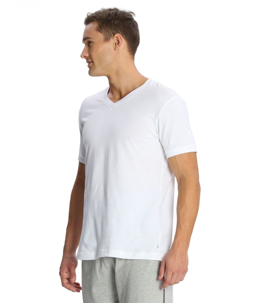 jockey white t shirts for men