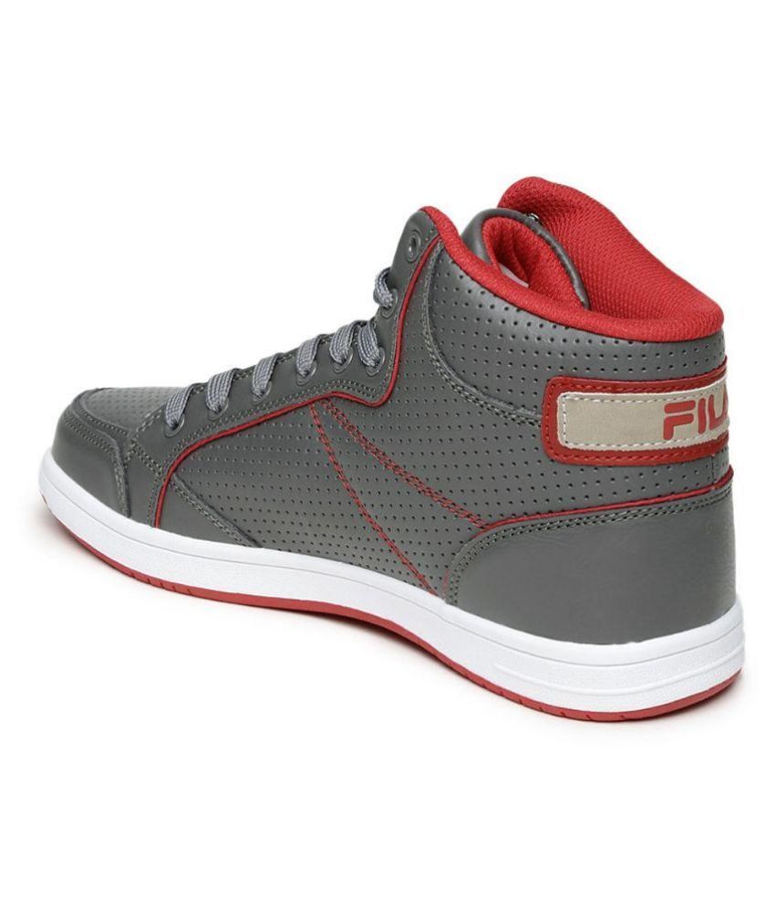 fila shoes grey colour