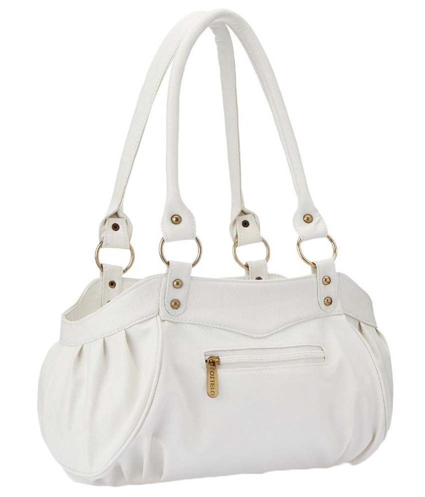 h&m white shoulder bag