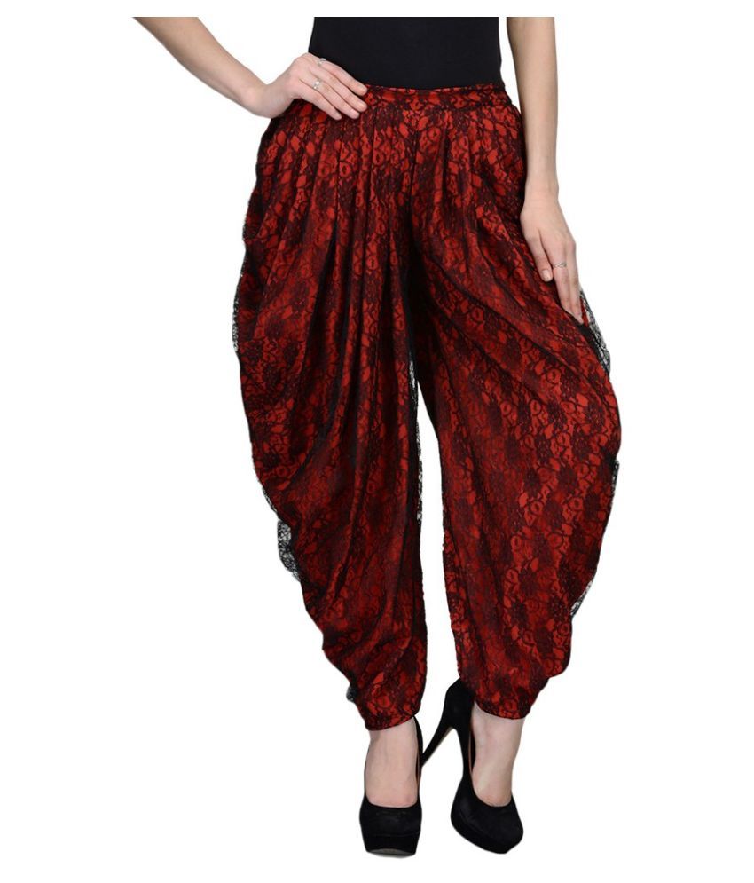 floral dhoti pants