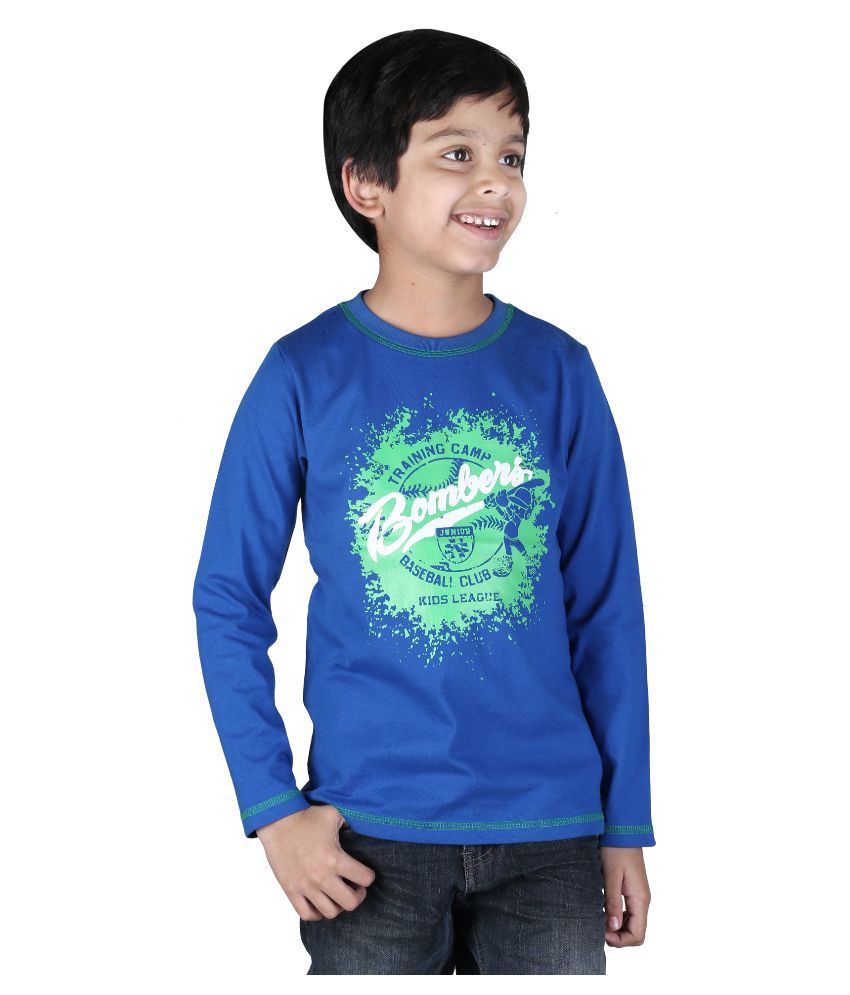 childrens blue t shirt